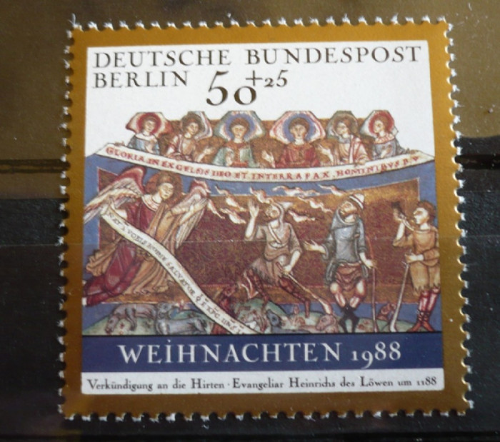GERMANIA (BERLIN) 1988 &ndash; ARTA RELIGIOASA, timbru nestampilat, K116