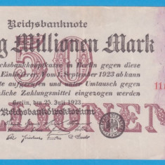 (1) BANCNOTA GERMANIA - 50 MILLIONEN MARK 1923 (25 IULIE 1923) - UNIFATA
