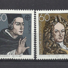 Germania 1980 – PERSONALITATI EUROPA CEPT, serie nestampilata, R2