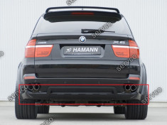 Prelungire fusta spoiler bara spate BMW X5 Hamann H Style 2006-2010 ver3 foto