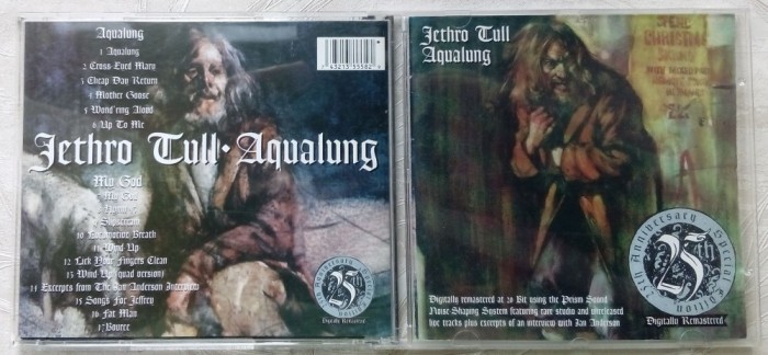 CD JETHRO TULL: AQUALUNG (DIGITALLY REMASTERED 25th ANNIVERSARY SPECIAL EDITION)
