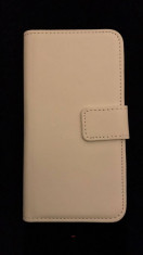 Husa carte Samsun Galaxy S7 Edge alb foto