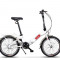 Bicicleta Pegas Camping Alb Perlat