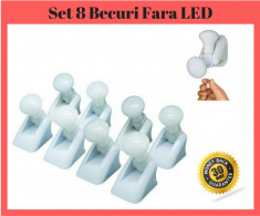 Set 8 Becuri LED Fara Fir Handy Bulb Fara Fir Cu Intrerupator foto