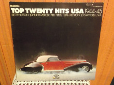 -Y- TOP TWENTY HITS USA 1944-45 DISC VINIL LP foto