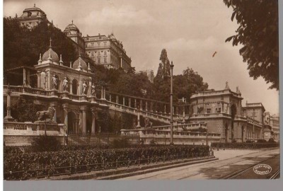 CPI B 10281 CARTE POSTALA - BUDAPESTA. KIRALYI, BAZARUL PALATULUI REGAL, 1929 foto