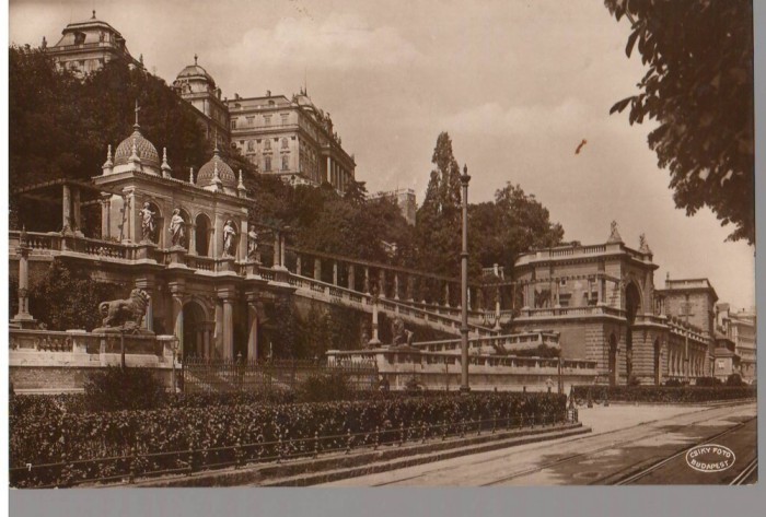 CPI B 10281 CARTE POSTALA - BUDAPESTA. KIRALYI, BAZARUL PALATULUI REGAL, 1929