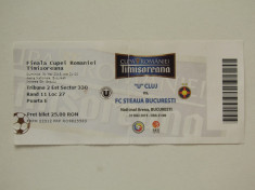 Bilet meci fotbal &amp;quot;U&amp;quot; CLUJ - STEAUA Bucuresti (Finala Cupei Romaniei 31.05.2015) foto