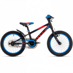 BICICLETA CUBE KID 160 Black Flashred Blue 2018 foto