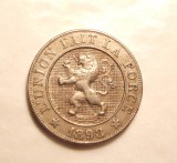 BELGIA 10 CENTIMES 1898 / MAI RARA