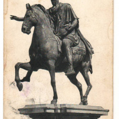 CPI B 10292 CARTE POSTALA - ROMA. STATUIE ECVESTRA, MARCO AURELIO, 1908