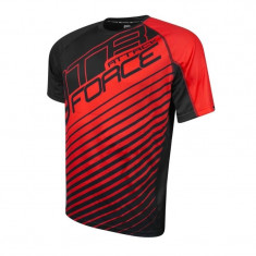 Tricou Force MTB Attack negru rosu L foto