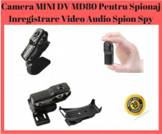 Camera MINI DV MD80 Pentru Spionaj / Inregistrare Video Audio Spion Spy foto