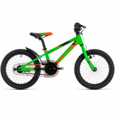 BICICLETA CUBE KID 160 Flashgreen Orange 2018 foto