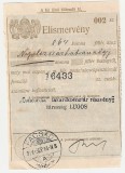 MAGYAR KIR ELISMERVENY CONFIRMARE PRIMIRE FACSAD FAGET 1913 864 korona concordia