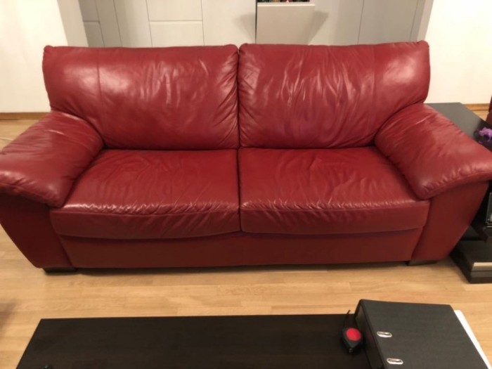 Canapea Piele Rosie Ikea Arhiva Okaziiro