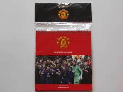 Calendar cu file 2018 (birou) fotbal - MANCHESTER UNITED foto