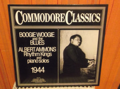 -Y- COMMODORE CLASSICS - BOOGIE WOOGIE AND THE BLUES - ALBERT AMMONS foto