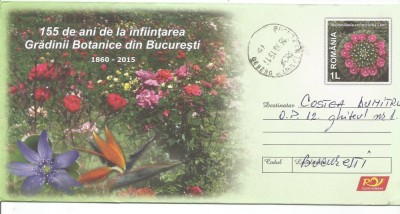 (Z1)plic-( 012/2015)-155 de ani de la infiintarea Gradini Botanice foto