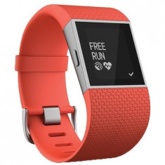 Bratara fitness Fitbit Surge, Large, Tangerine foto