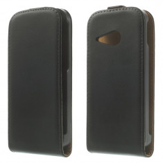 Husa Slim Flip HTC ONE Mini 2 M8 - Neagra foto