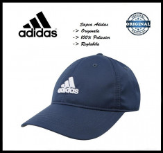 Sapca Adidas Bleumarina - Originala - Reglabila - Polyester - Detalii in anunt foto