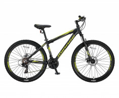 Bicicleta MTB Umit Mirage Cadru 18&amp;quot; , 21 Viteze , Culoare Negru/Galben Roata 26&amp;quot;PB Cod:26670180002 foto