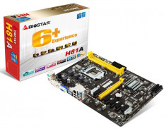 Placa de baza Biostar H81A, LGA1150, DDR3-1600, 2 x USB 3.0 Port, BTC ETH MINING, Versiunea 6.1 foto