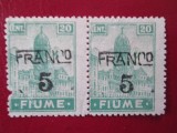 ITALIA POSTA FIUME FRANCO