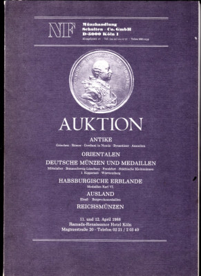 Catalog licitatie Koln 1988 antice,medievale,orientale,habsburgice alte tari foto