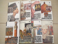 ISTORIA CULTURII SI CIVILIZATIEI OVIDIU DRIMBA 10 VOLUME foto