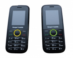 Pachet 2 telefoane, Kooper MOBILE D01, Dual SIM, Radio, Lanterna, Camera foto