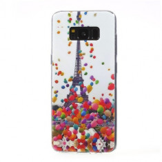 Husa Samsung Galaxy S8 - Gel TPU Balloons and Eiffel Tower foto