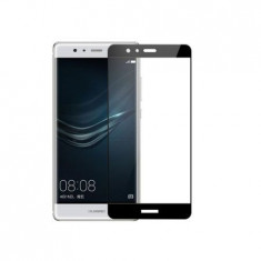 Folie protectie IMPORTGSM pentru Huawei P10 Lite, Tempered Glass, Full Cover, Neagra foto