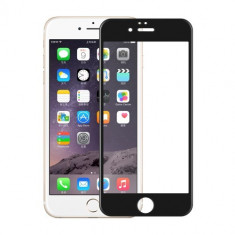 Folie Sticla iPhone 6 si 6S Full Face 5D - Neagra foto