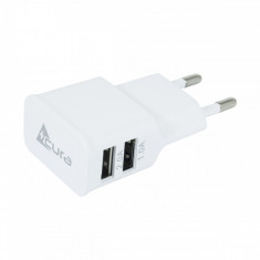 Incarcator Priza Universal Acura 2xUSB 2A - Alb foto