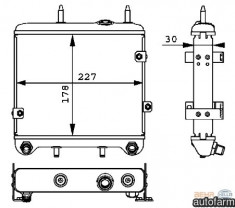 Radiator ulei CV Manuala Vario (poz.5) HELLA 140 501 16 01 foto