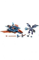 Lego Nexo Knights Avionul Falcon Blaster al lui Clay 8-14 ani (70351) foto