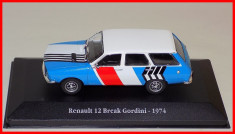 1974 - RENAULT 12 BREAK GORDINI (scara 1/43) ATLAS foto