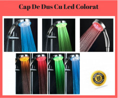 Cap De Dus Cu LED Colorat / Led Luminos foto