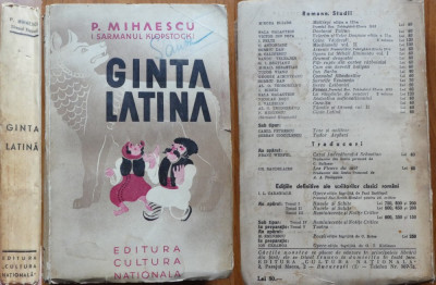 P. Mihaescu ( Sarmanul Klopstock ) , Ginta latina , 1936 , editia 1 , 1 foto