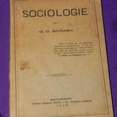 Sociologie / G. D. Scraba