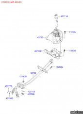 Timonerie cutie viteza Hyundai i10 HYUNDAY OE 43794-0X000 foto