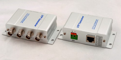 Transmitator video UTP/FTP - 4 canale , video balun foto