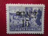 ITALIA POSTA FIUME FRANCO