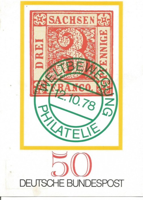 (A) carte postala(marca fixa)-GERMANIA 1978