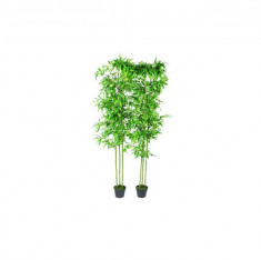 Set 2 Plante Bambus Artificiale Decora?iune Casa 190 cm foto