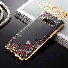 Husa Samsung Galaxy S8 - Luxury Flowers Gold foto