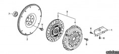 Kit ambreiaj motor 1,4 Honda VALEO 826764 foto