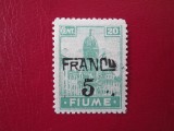 ITALIA POSTA FIUME FRANCO